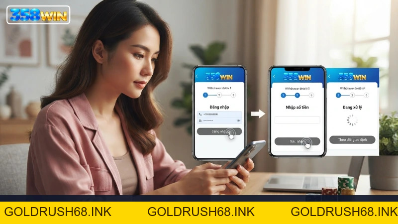 Rút Tiền 358WIN – Cách Tạo Lệnh Và Theo Dõi Giao Dịch